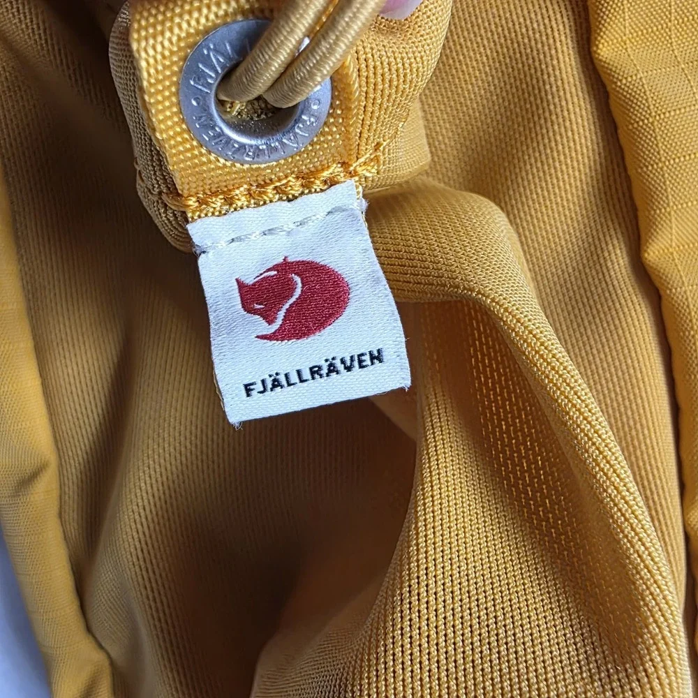 Fjallraven Abisko Bottle Pocket Mustard Yellow fanny pack